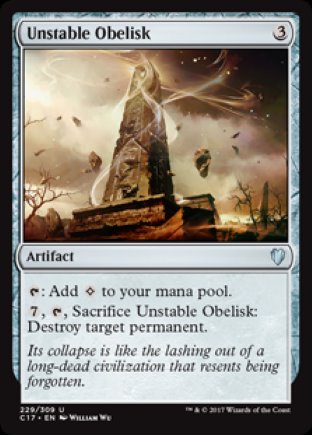 Unstable Obelisk | Commander 2017