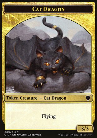 Cat Dragon token | Commander 2017