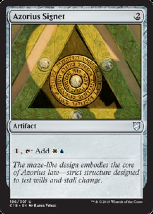 Azorius Signet | Commander 2018