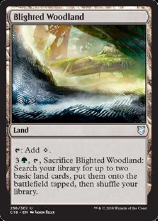 Blighted Woodland | Commander 2018