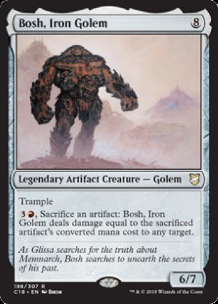 Bosh, Iron Golem | Commander 2018