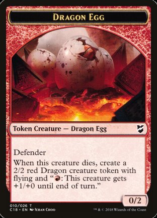 Dragon Egg token | Commander 2018