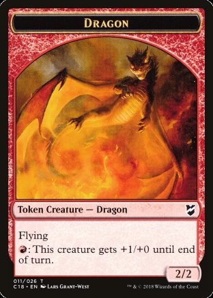 Dragon token | Commander 2018