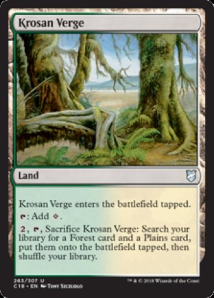 Krosan Verge | Commander 2018