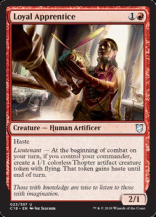 Loyal Apprentice | Commander 2018