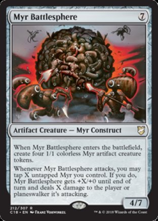 Myr Battlesphere | Commander 2018