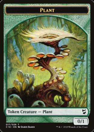 Plant token | Commander 2018