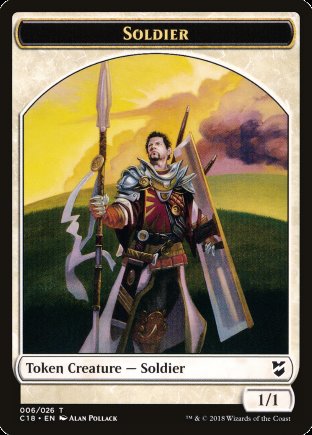 Soldier token | Commander 2018