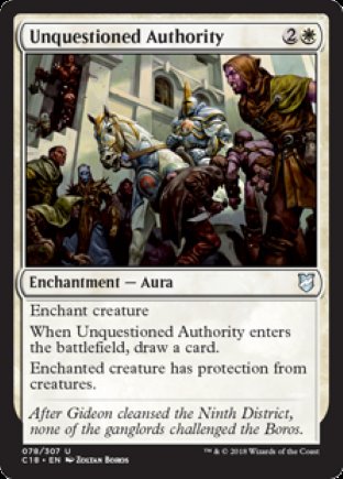 Unquestioned Authority | Commander 2018