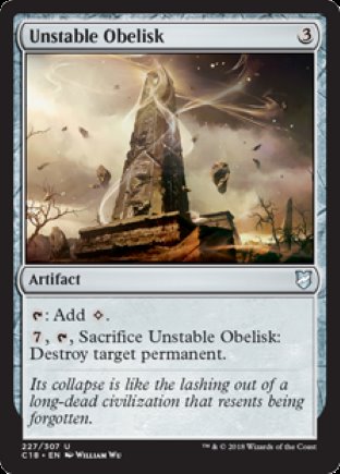 Unstable Obelisk | Commander 2018