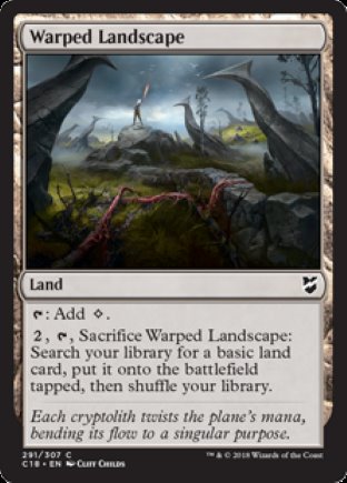 Warped Landscape | Commander 2018