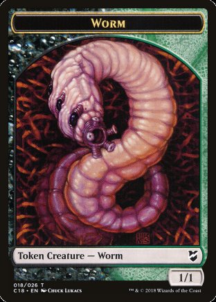 Worm token | Commander 2018