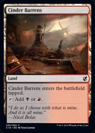 Cinder Barrens | Commander 2019