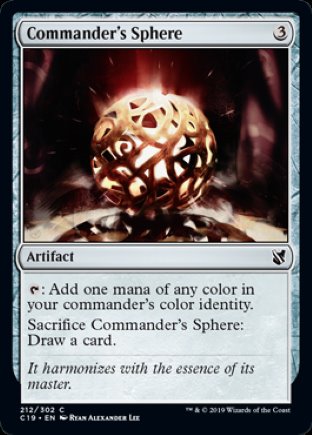 Commander’s Sphere | Commander 2019