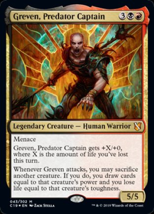 Greven, Predator Captain | Commander 2019