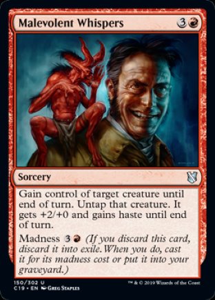 Malevolent Whispers | Commander 2019