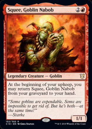 Squee, Goblin Nabob | Commander 2019