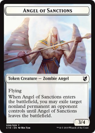 Angel of Sanctions token | Commander 2019