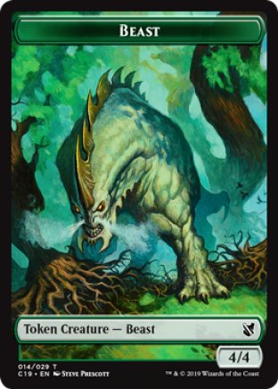 Beast token | Commander 2019