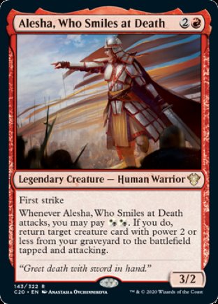 Alesha, Who Smiles at Death | Commander 2020