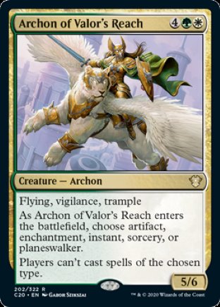 Archon of Valor’s Reach | Commander 2020