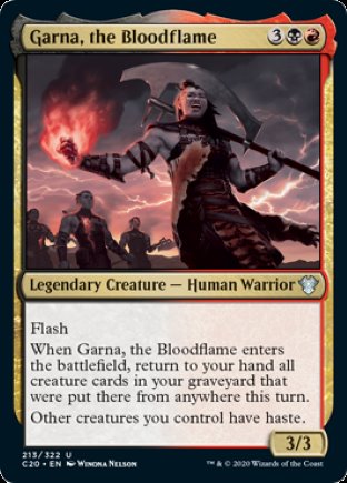 Garna, the Bloodflame | Commander 2020