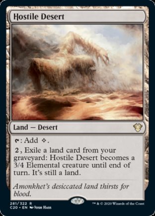 Hostile Desert | Commander 2020
