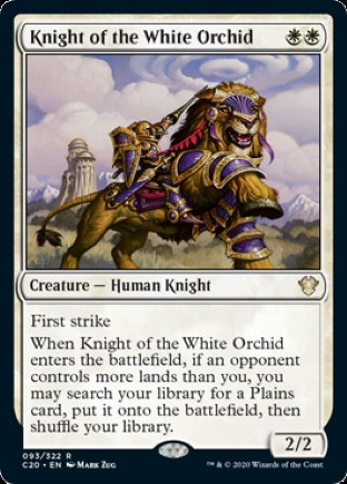 Knight of the White Orchid | Commander 2020