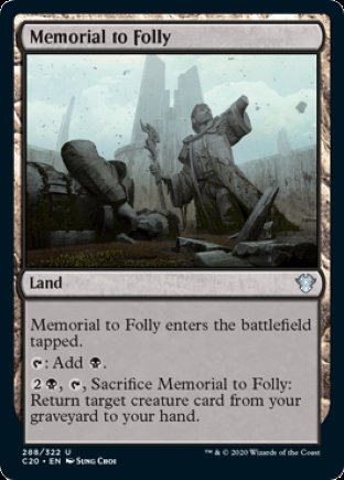 Memorial to Folly | Commander 2020