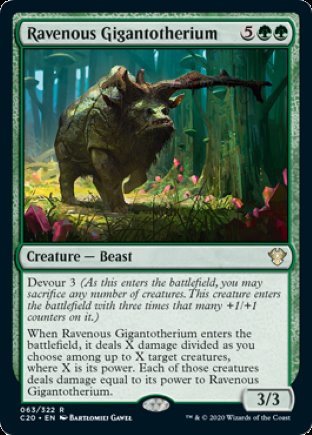 Ravenous Gigantotherium | Commander 2020