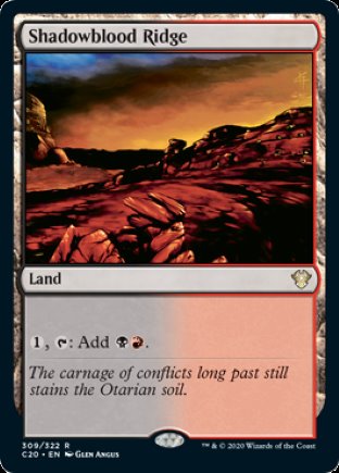 Shadowblood Ridge | Commander 2020