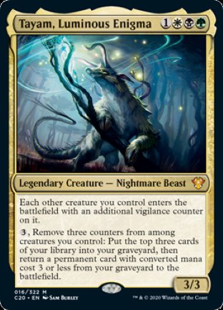 Tayam, Luminous Enigma | Commander 2020