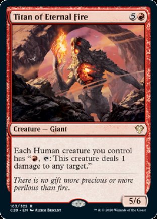 Titan of Eternal Fire | Commander 2020