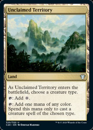 Unclaimed Territory | Commander 2020