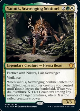 Yannik, Scavenging Sentinel | Commander 2020