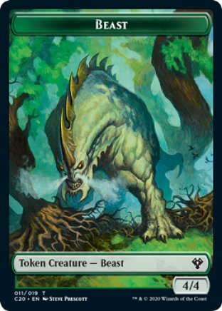 Beast token | Commander 2020