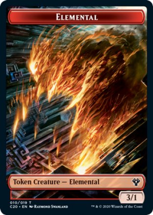 Elemental token | Commander 2020