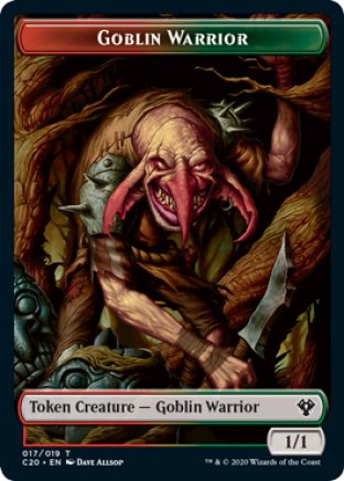 Goblin Warrior token | Commander 2020