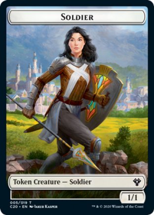 Soldier token | Commander 2020