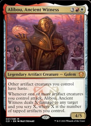 Alibou, Ancient Witness | Commander 2021