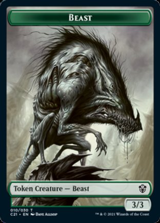 Beast token | Commander 2021