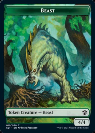 Beast token | Commander 2021