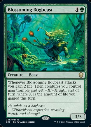 Blossoming Bogbeast | Commander 2021