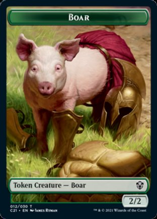 Boar token | Commander 2021