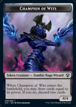 Champion of Wits token | Commander 2021
