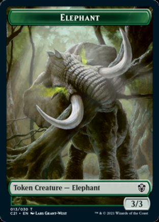 Elephant token | Commander 2021