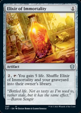 Elixir of Immortality | Commander 2021