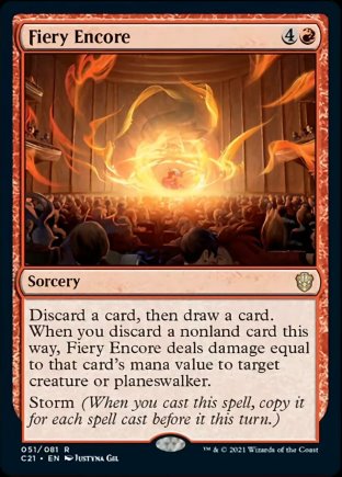 Fiery Encore | Commander 2021