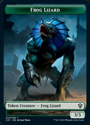 Frog Lizard token | Commander 2021