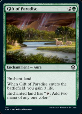 Gift of Paradise | Commander 2021